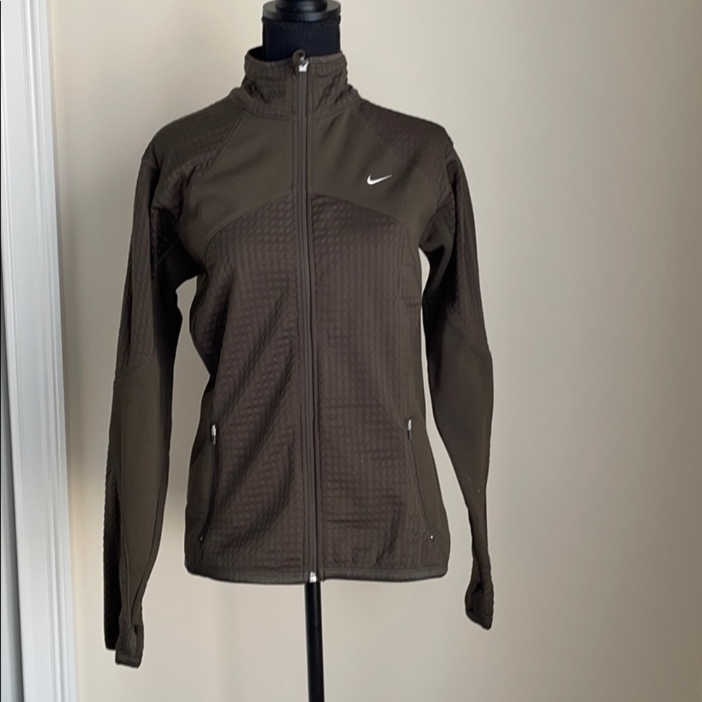 Nike brown track jacket